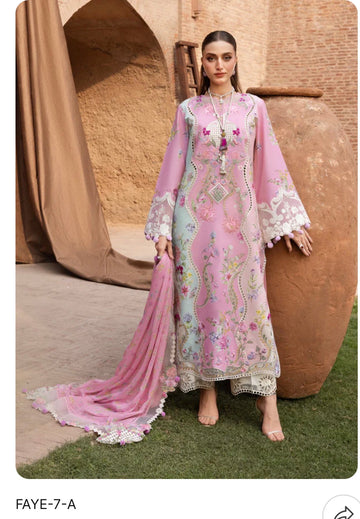 Saira Shakira breeze unsticthed lawn 2026 faye 7a