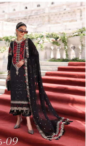 Charizma lawn tabeer 3-PC UNSTITCHED EMBROIDERED LAWN COLLECTION CT5-09