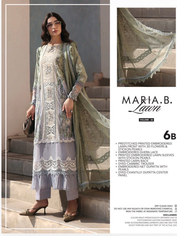 Maria B luxe lawn 2026 6b