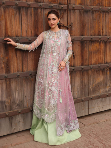 Crimson jhilmil wedding unstitched tilsam