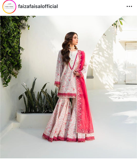 Faiza faisal FNF prints lawn INES | 3PC UNSTITCHED