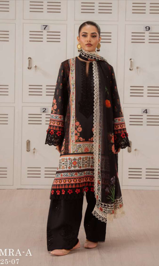 Saira rizwan LAANEM lawn 2025 ZUMRA-A-SRL25-07