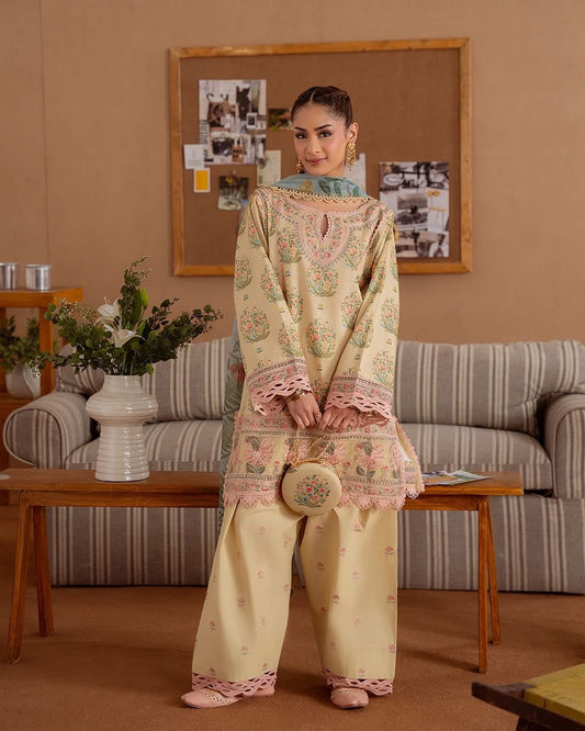 Saira rizwan LAANEM lawn 2025 NERIDA-A-SRL25-02