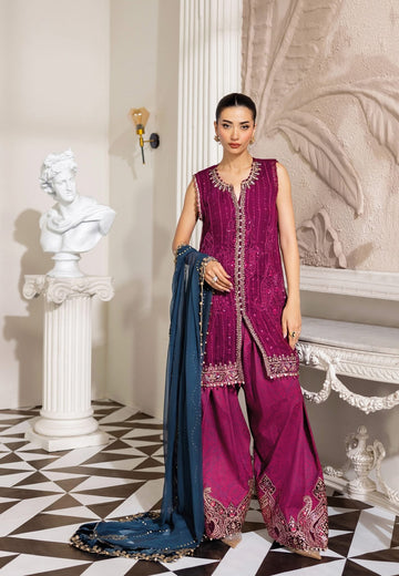 Maria B embroidered luxury chiffon 2025 unsticthed D2