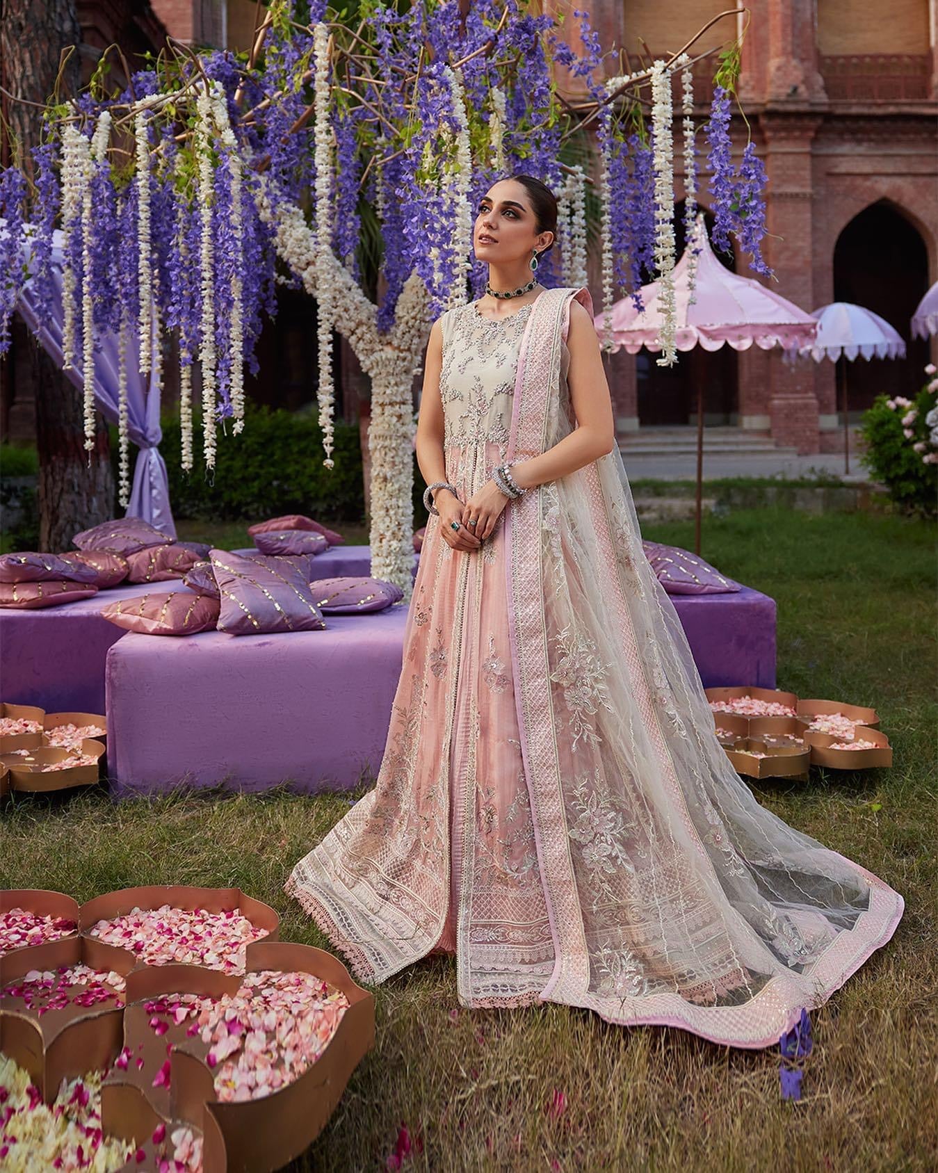 mushq  wedding collection chiffon izhar mishaal
