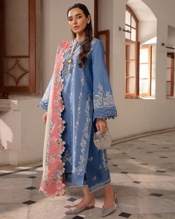 Crimson by Saira Shakira winter 2024 D4 modern maimsaab periwrinkle
