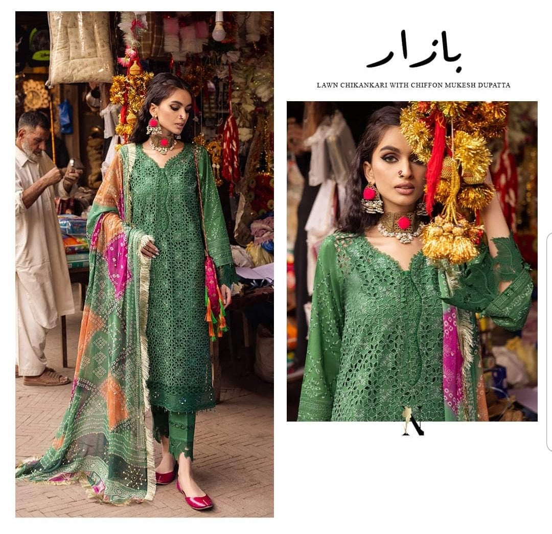 Nureh Bazaar lawn 126