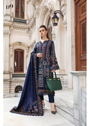 Maria b linen blue D9