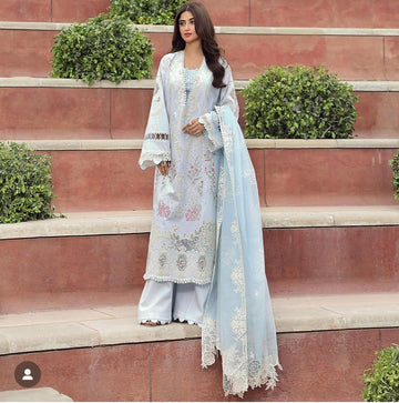 Qalamkar festive lawn Zaib PS-10
