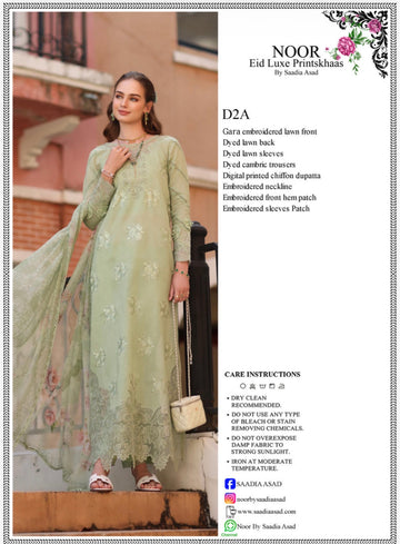 Noor by sadia asad luxe printskhaas lawn 2026 2a