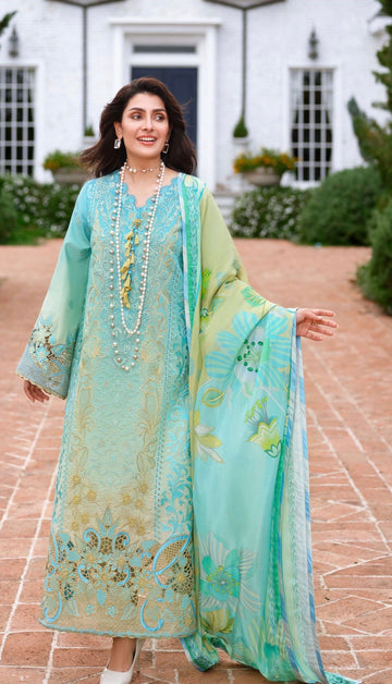 Mushq Luxury Lawn amoi whispering winds