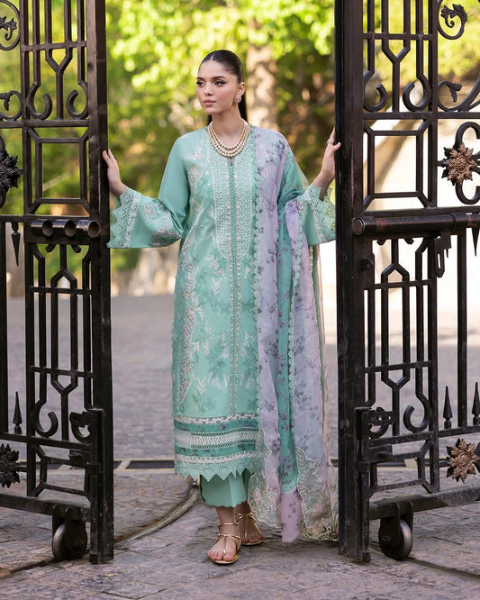 Saira Shakira bloom unsticthed lawn 2025 lawn CHLOE 3B