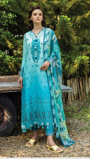 Mushq solace ombre chikankari Lawn 25 amore