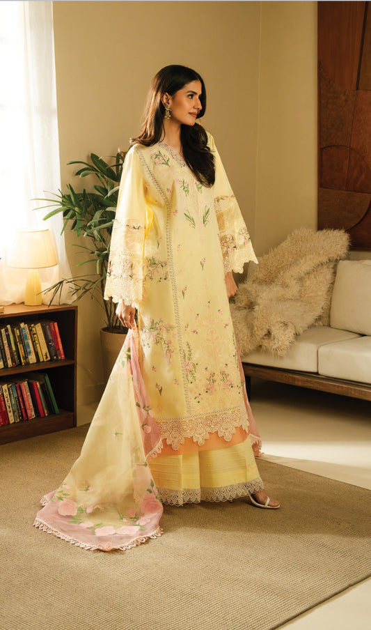 Faiza faisal summer lawn SHELLY | 3PC UNSTITCHED