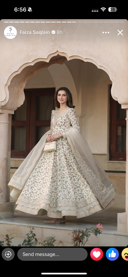 Faiza saqlain zinnia vinika lawn