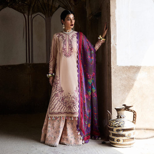 Hussain Rehar unsticthed nirmal SS’25 lehr