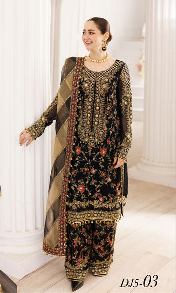 Charizma dastan e jashan 2025 4-PC CHARIZMA UNSTITCHED LUXURY COLLECTION DJ5-03