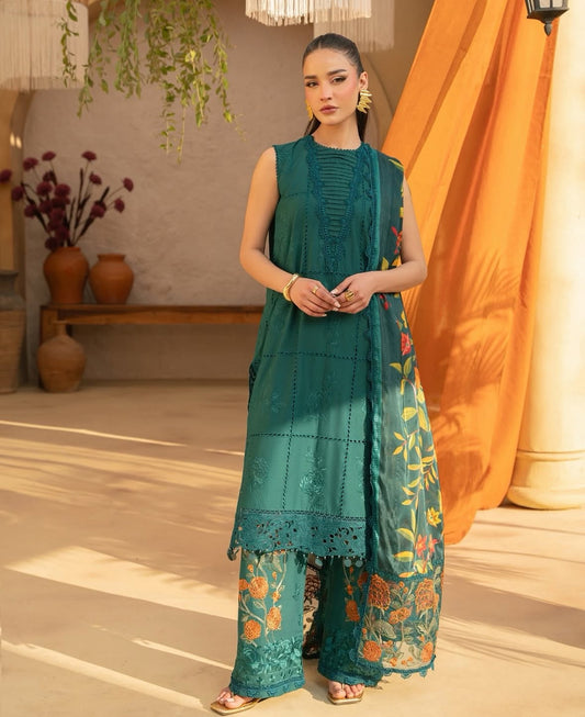 Saira rizwan luxury lawn 2025 LIRA-SRL25-10