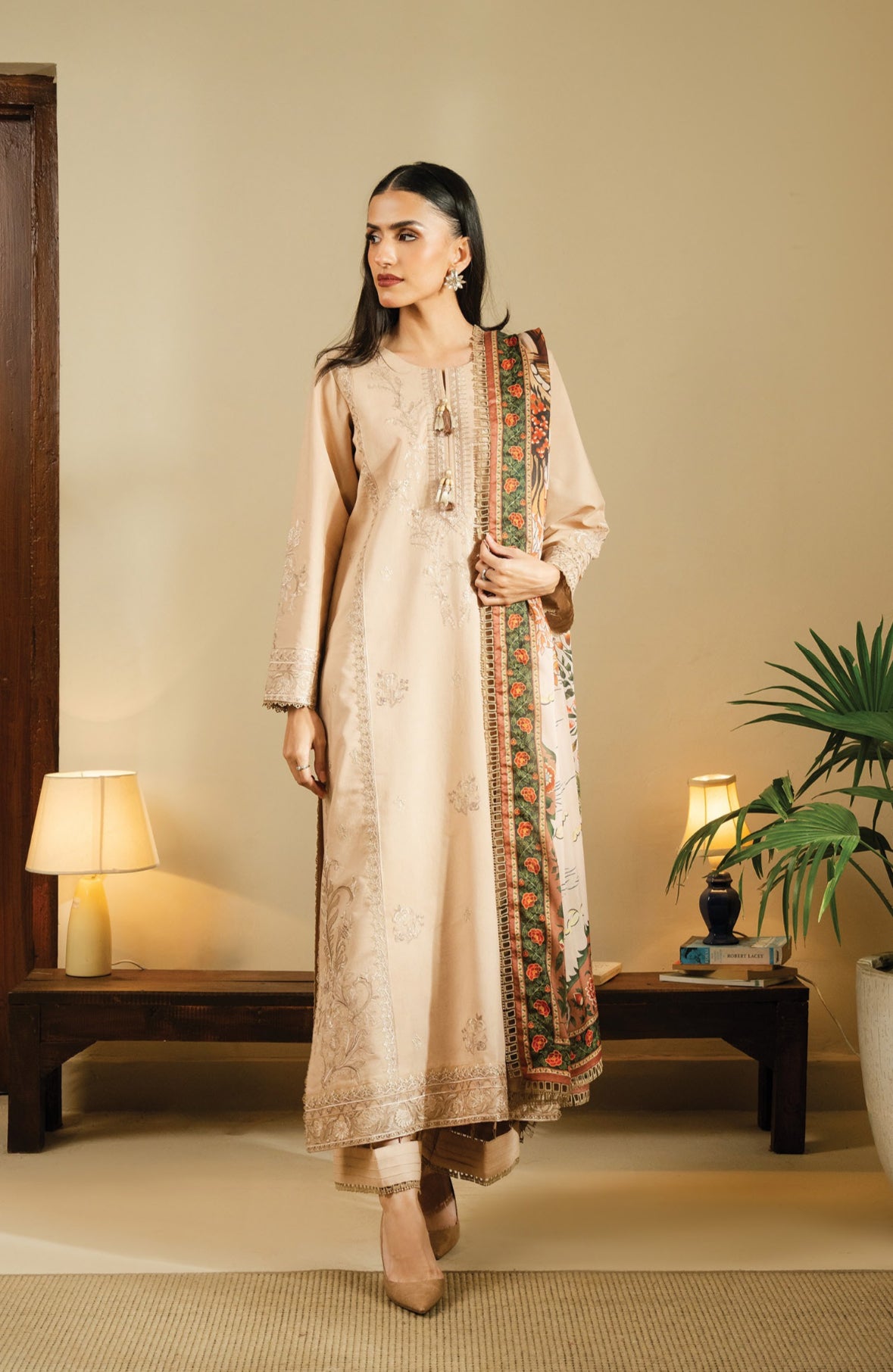 Faiza faisal summer lawn BAHA | 3PC UNSTITCHED