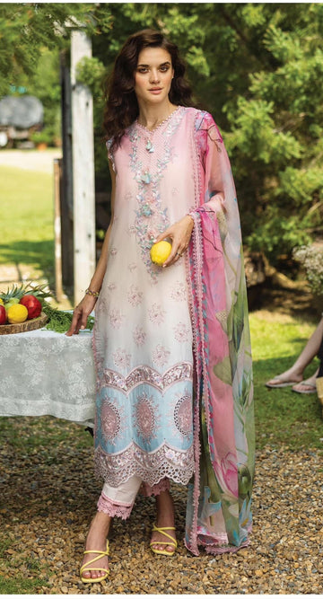Mushq solace ombre chikankari Lawn 25 sorriso