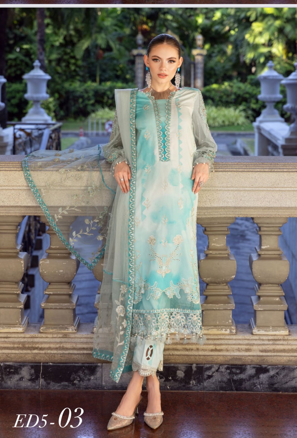 3-PC CHARIZMA UNSTITCHED FESTIVE COLLECTION ED5-03