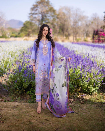 Mushq Hemline D5A purple emperor LAWN