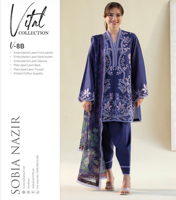 Sobia Nazir Vital lawn ‘26 8b