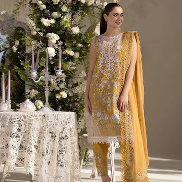 Sobia Nazir Luxury lawn 6B unsticthed 2025