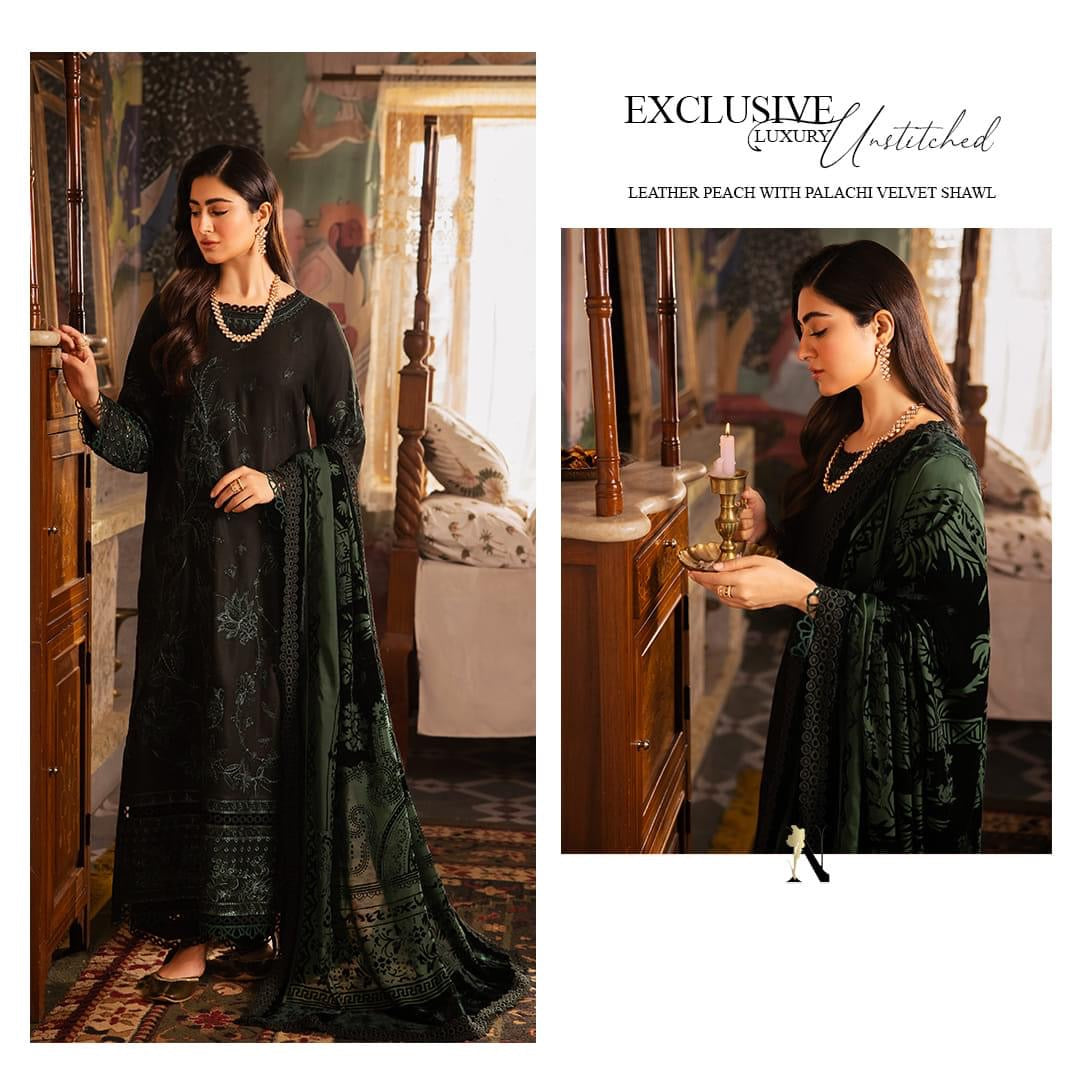 Nureh leather peach winter green