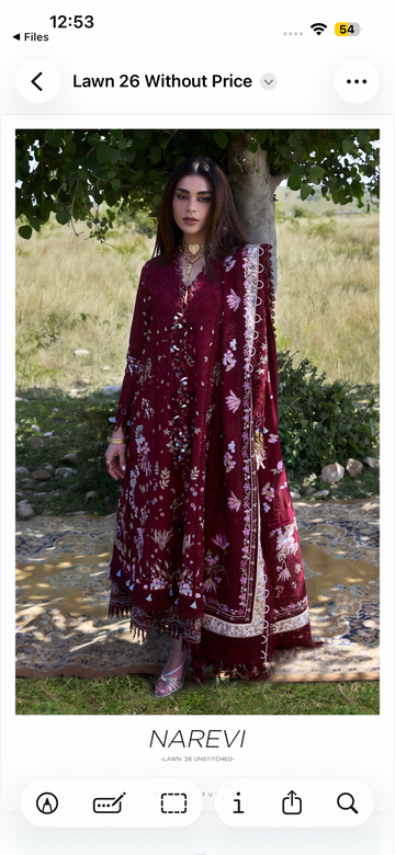 Suffuse by Sana Yasir Lawn eid edit 2026 narevi