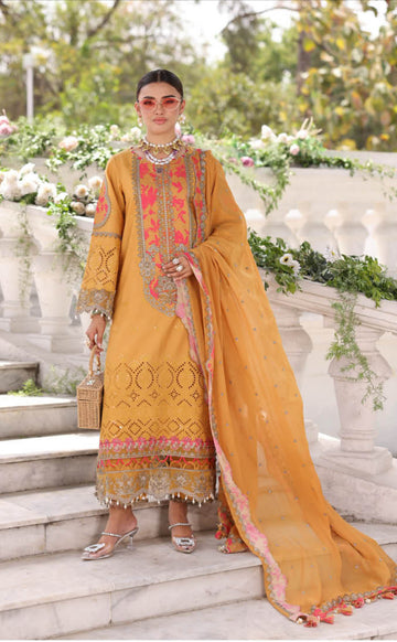 Charizma lawn tabeer 3-PC UNSTITCHED EMBROIDERED LAWN COLLECTION CT5-14