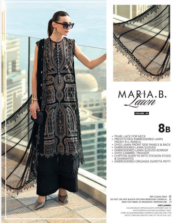 Maria B luxe lawn 2026 8a