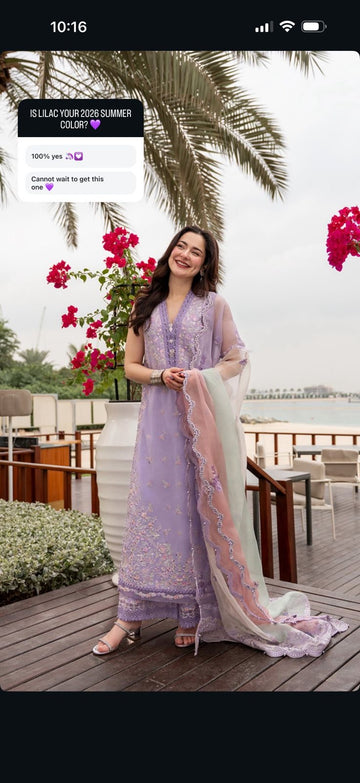 Faiza saqlain lawn aya suela