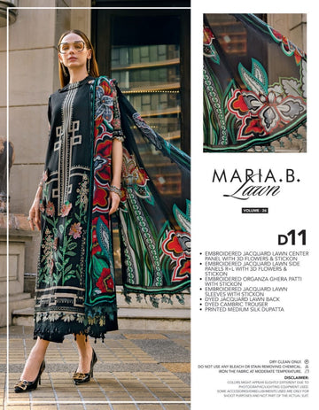 Maria B luxe eid lawn 2026 D11