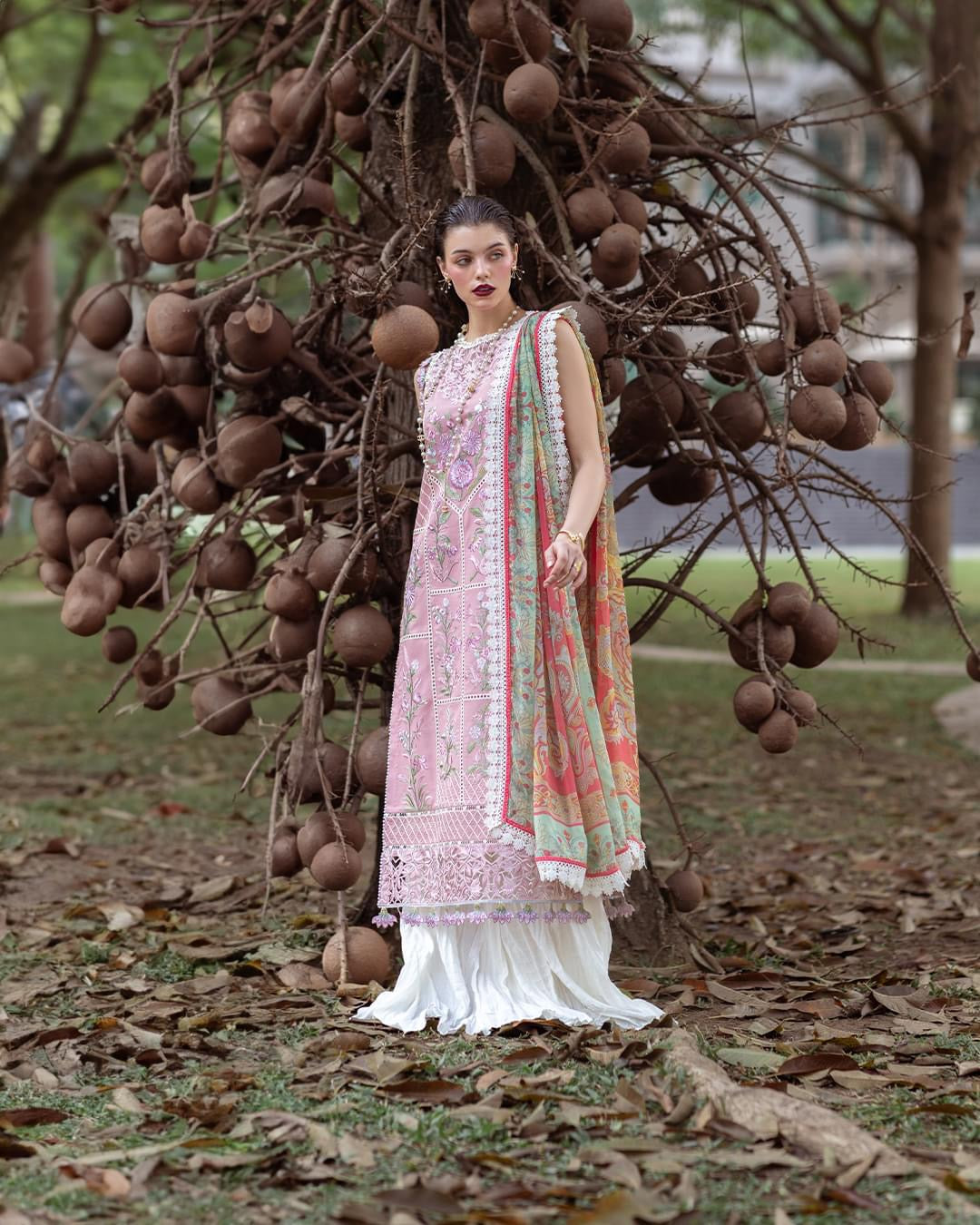 roheenaz Peony | 3 PC Unstitch Lawn