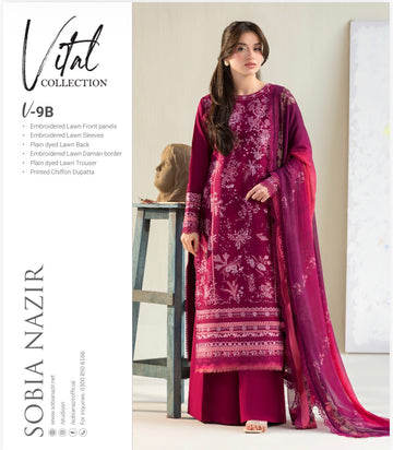 Sobia Nazir Vital lawn ‘26 9b