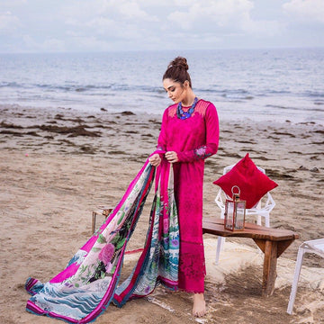 Saira  rizwan lawn DAMASK - SRLL24-08