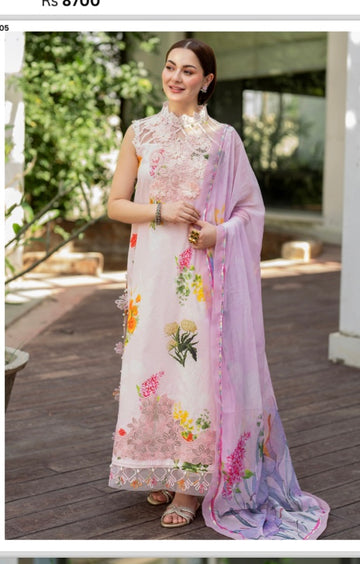 Asifa & Nabeel lawn bulbul unstitched lawn