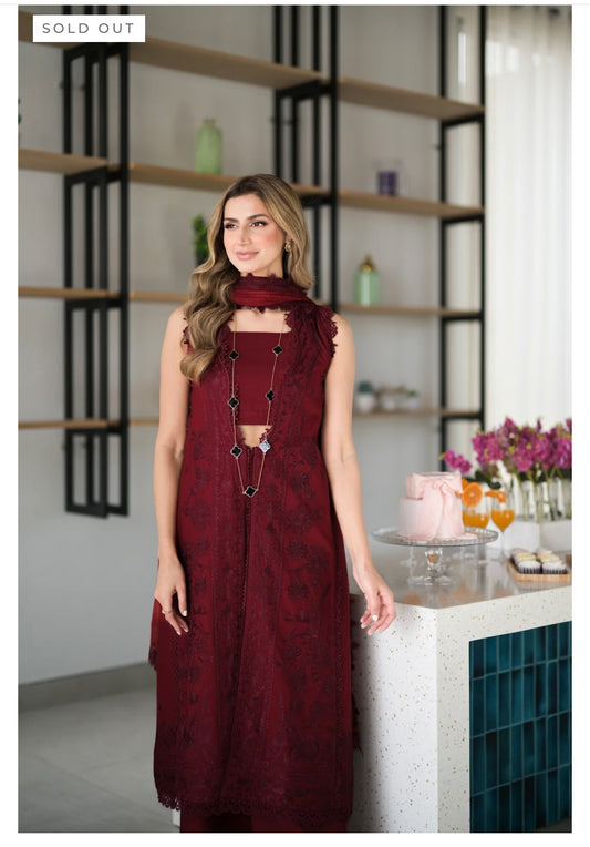 Zaib by nimsay maroon