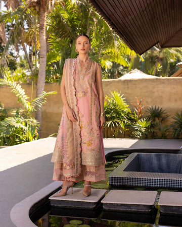 Faiza saqlain zinnia peona lawn