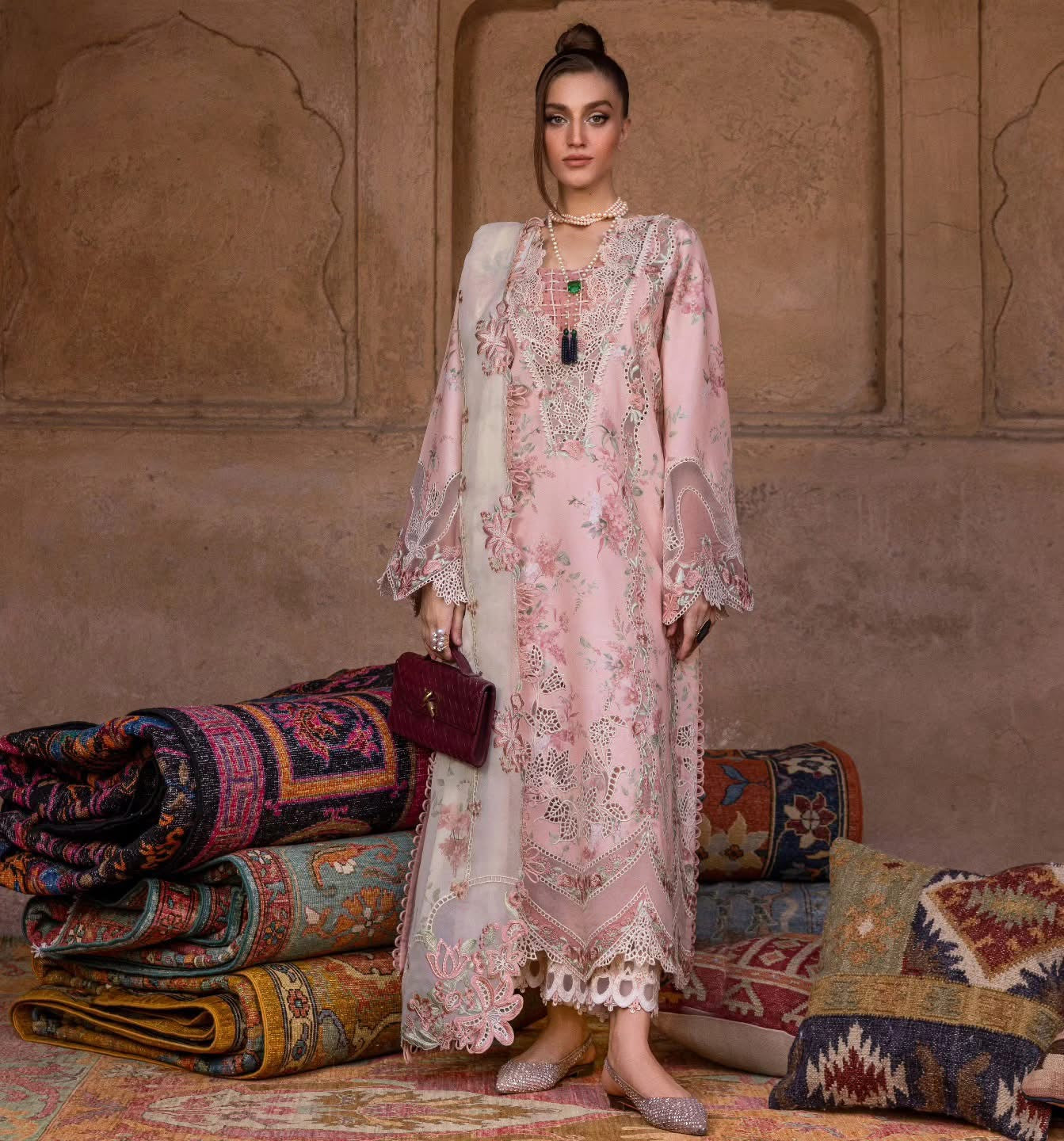 Crimson lawn LAVENDER FALL D5A