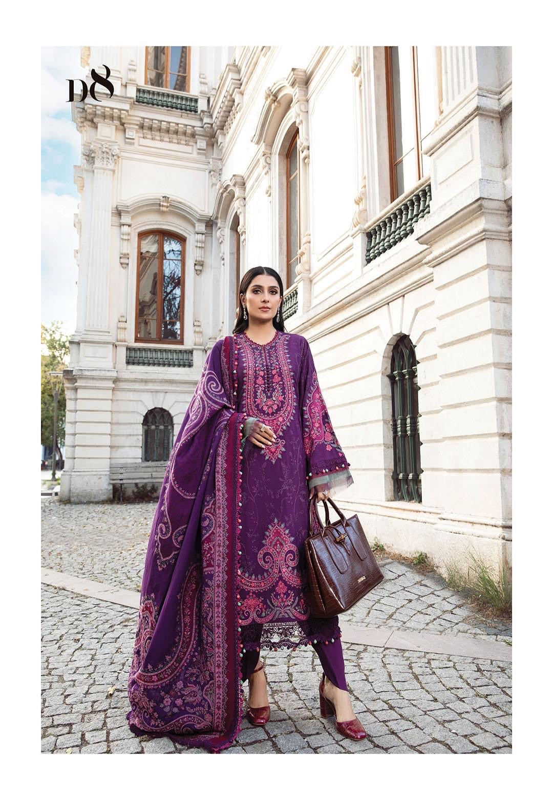 (Maria b linen Purple DL-1108