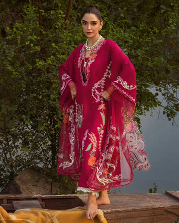 Crimson lawn TASAWAR MIRROR GARDEN D3A