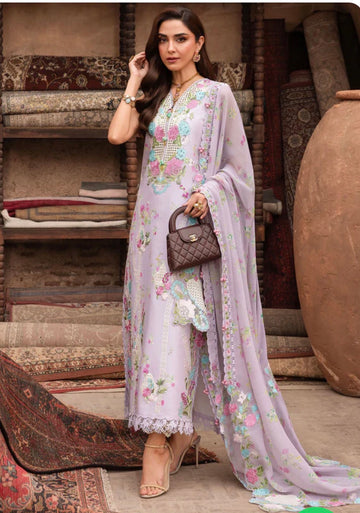 Saira Shakira breeze unsticthed lawn 2026 rose 6b
