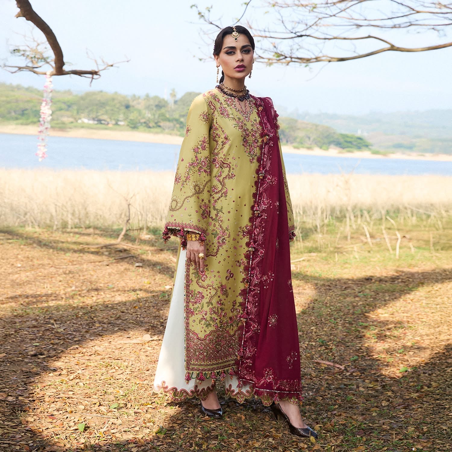 Hussain Rehar eid luxury lawn 2025 minted