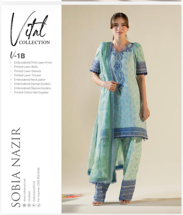 Sobia Nazir Vital lawn ‘26 1b
