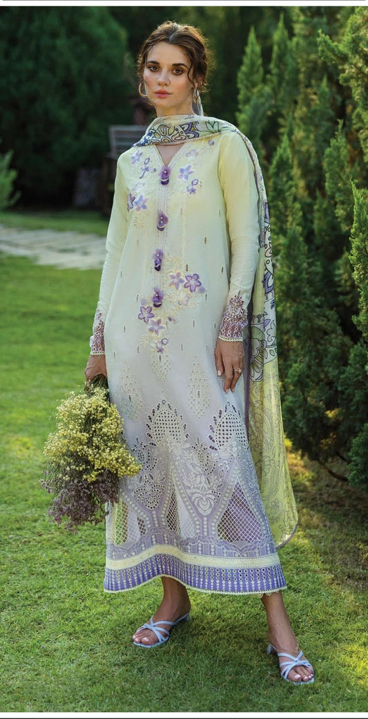 Mushq solace ombre chikankari Lawn 25 gioia