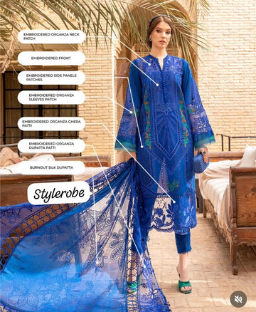 Maria B luxury lawn D4B