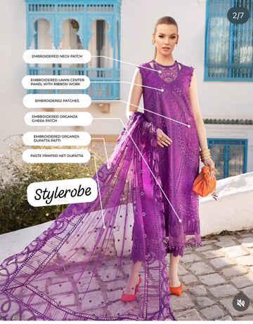 Maria B luxury lawn D2B