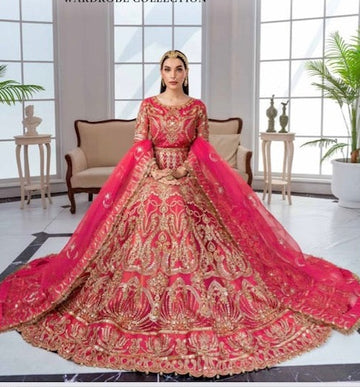 maryam n maria wedding collection carrot red